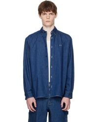 A.P.C. - Mathias Denim Shirt - Lyst
