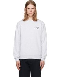 A.P.C. - Standard 'Rue Madame' Sweatshirt - Lyst