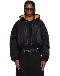 Lu'u Dan - Distorted Ma1 Bomber Jacket - Lyst