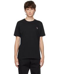 PS by Paul Smith - T-shirt noir à logo de zèbre - Lyst