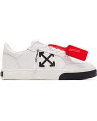Off-White c/o Virgil Abloh - Vulcanized Low Leather Sneakers - Lyst