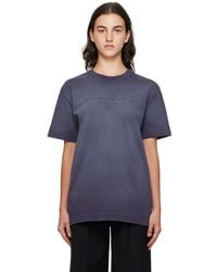 Alexander Wang - Purple Embossed T-shirt - Lyst