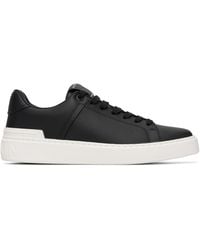 Balmain - B-Court Calfskin Sneakers - Lyst