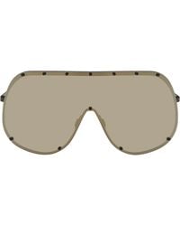 Rick Owens - Temple Mask Sunglasses - Lyst