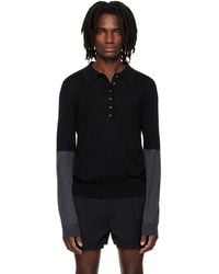 Entire studios - Split Sleeve Polo - Lyst
