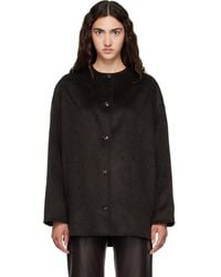 Loulou de Saison - Dunne Lds Oval-Shaped Short Coat - Lyst