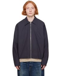 Acne Studios - グレー ジップアップ シャツ - Lyst