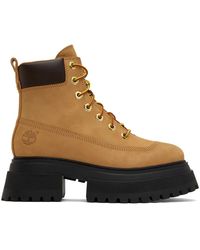 Timberland Tan ' Sky' Ankle Boots - Black