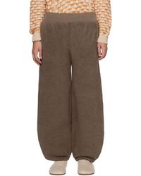 Isa Boulder - Pantalon de survêtement brun exclusif à ssense - Lyst