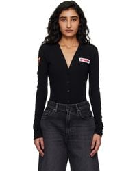 Off-White c/o Virgil Abloh - Heavy Jersey Button Up Bodysuit - Lyst