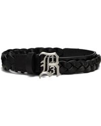 R13 - Braided Logo Belt - Lyst