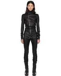 Rick Owens - Gary Leather Jumpsuit - Lyst