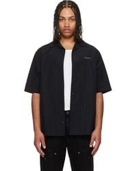 Off-White c/o Virgil Abloh - Metal Arrow Poplin Bowling Shirt - Lyst