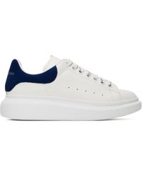 Alexander McQueen White And Khaki Oversize Sneakers for Men Lyst