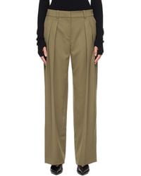 Frankie Shop - Khaki Daytona Trousers - Lyst
