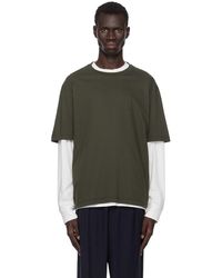 The Row - Khaki Errigal T-Shirt - Lyst