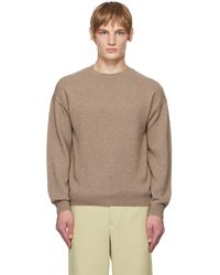 AURALEE - Baby Cashmere Knit Sweater - Lyst