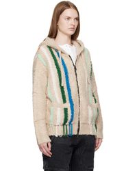 ANDERSSON BELL Sheer Knit Cardigan in Black | Lyst UK