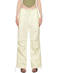 Dion Lee - Off-white toggle Parachute Trousers - Lyst