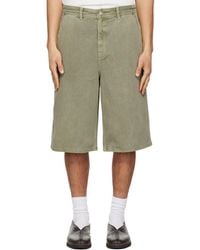 LE17SEPTEMBRE - Garment-Dyed Denim Shorts - Lyst