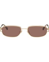 Gucci - Rectangular-Frame Sunglasses - Lyst
