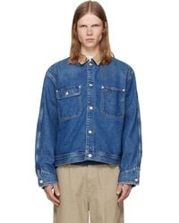 Polo Ralph Lauren - Corduroy-Collar Denim Trucker Jacket - Lyst