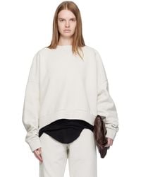 Entire studios - Off- Box Crew Sweatshirt - Lyst