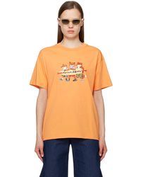 Maison Kitsuné - Surfing Foxes T-shirt - Lyst