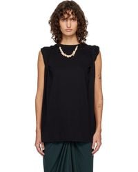 Dries Van Noten - Loose Sleeveless T-Shirt - Lyst