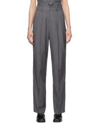 Frankie Shop - Gray Gelso Trousers - Lyst