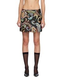 Anna Sui - Tapestry Miniskirt - Lyst