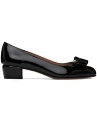 Ferragamo - Vara Bow Patent Pumps - Lyst