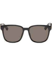 Gucci - Lines Thin Square Acetate Sunglasses - Lyst