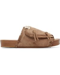 Visvim - Christo Shaman-Folk Sandals - Lyst