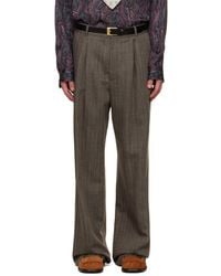 Dries Van Noten - Pleated Trousers - Lyst
