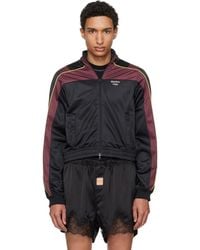 Martine Rose - Burgundy Shrunken Track Jacket - Lyst