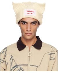 Charles Jeffrey - Off- Chunky Ears Beanie - Lyst