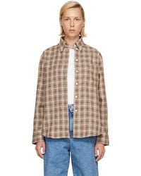 Rohe - Oxford Bouclé Check Shirt - Lyst