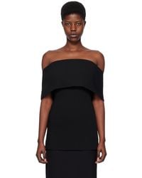 TOTEME - Off-Shoulder Crepe Top - Lyst
