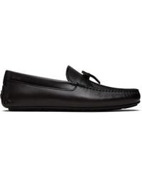 BOSS - Bow-Trim Driver Loafers - Lyst