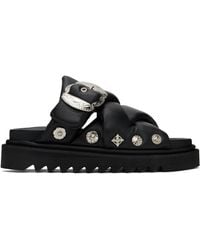 Toga Virilis - Padded Leather Sandals - Lyst