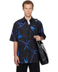 メンズ Dries Van Noten クロップド ダッフルコート ブラック | Lyst