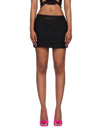 GAUGE81 - Black Valka Miniskirt - Lyst