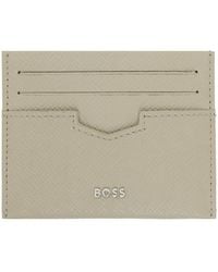BOSS - Emed Leather Card Holder - Lyst