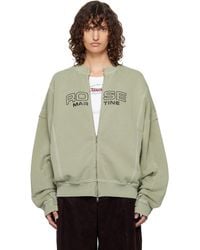 Martine Rose - Zip Up Crew Sweatshirt - Lyst
