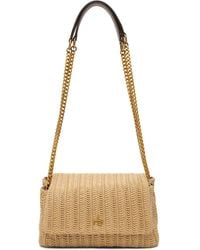 Rag & Bone - Chelsea Small Straw Flap Bag - Lyst