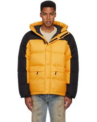 The North Face - イエロー＆ブラック Himalayan ダウンジャケット - Lyst