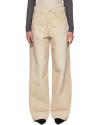 Acne Studios - ベージュ1981 ルーズフィット ジーンズ - Lyst