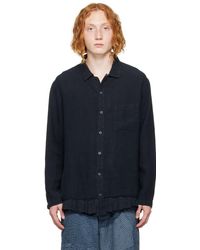 消費税無し BY WALID ブラック シルク WALID Miles JACKET Shirt