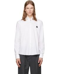 HUGO - Stretch-Cotton Canvas Slim-Fit Shirt - Lyst